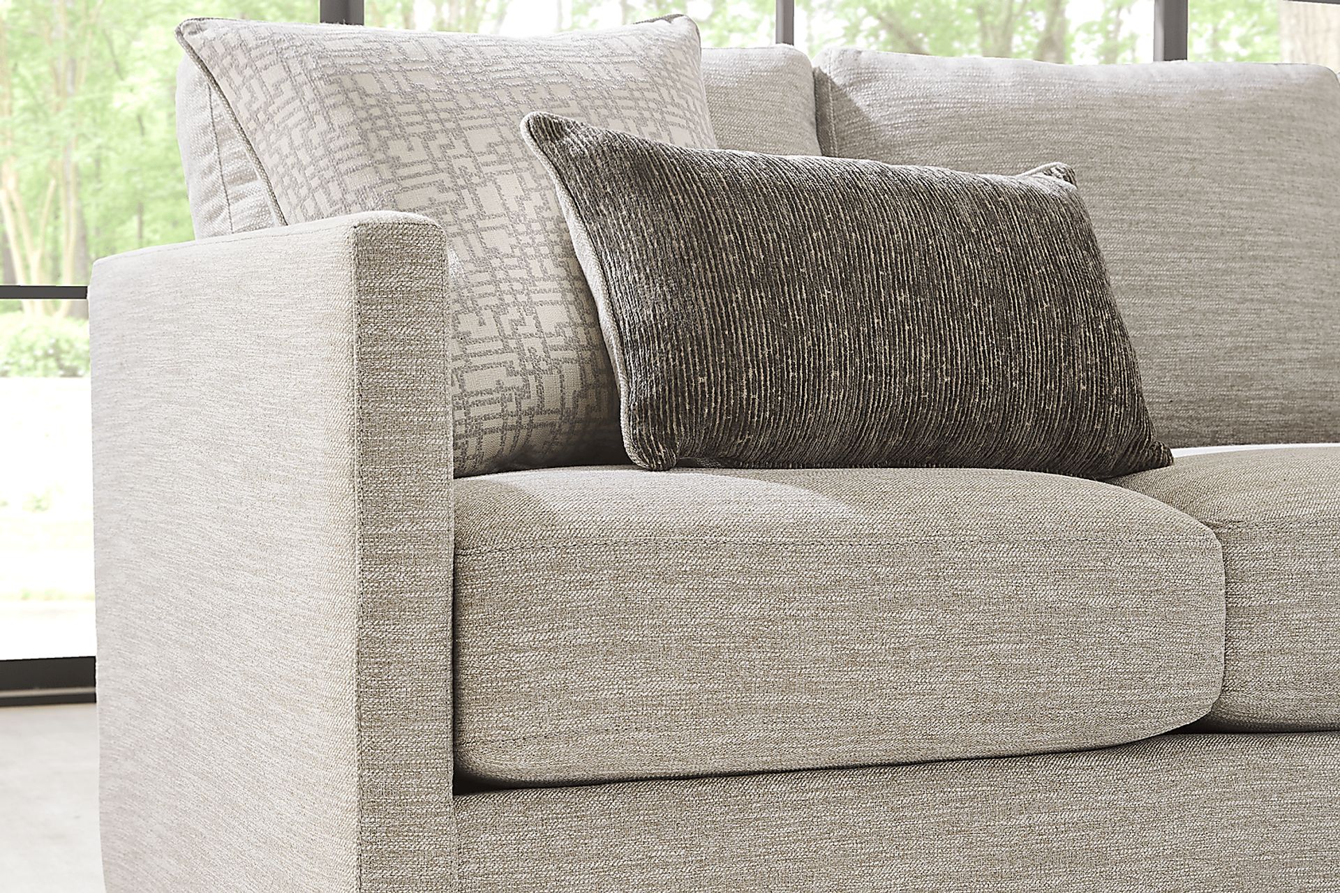 Dumont Place Light Gray 7 Pc Living Room - Image 5