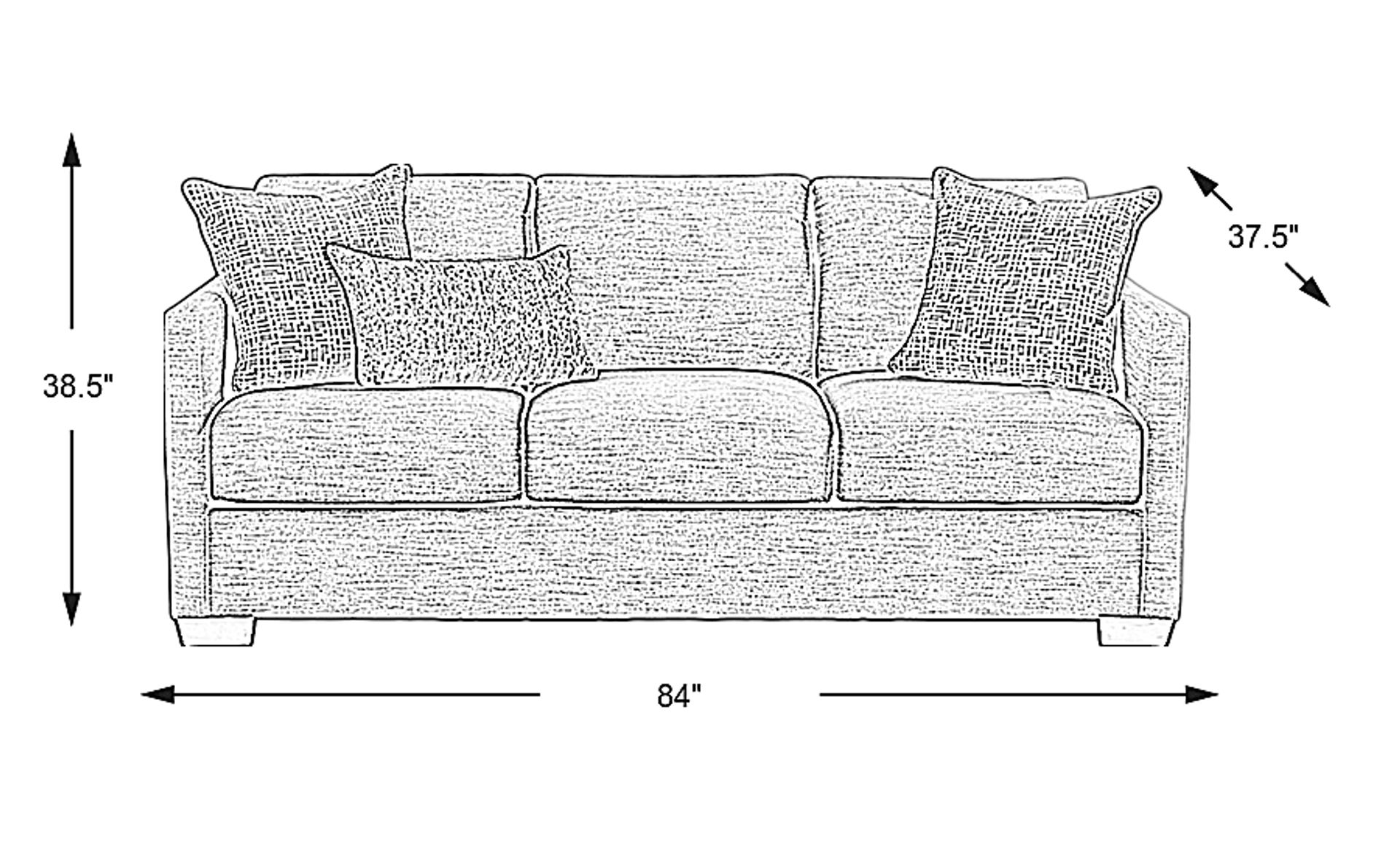 Dimension Image. Please refer to the Dimension Tab on this page for dimension details.