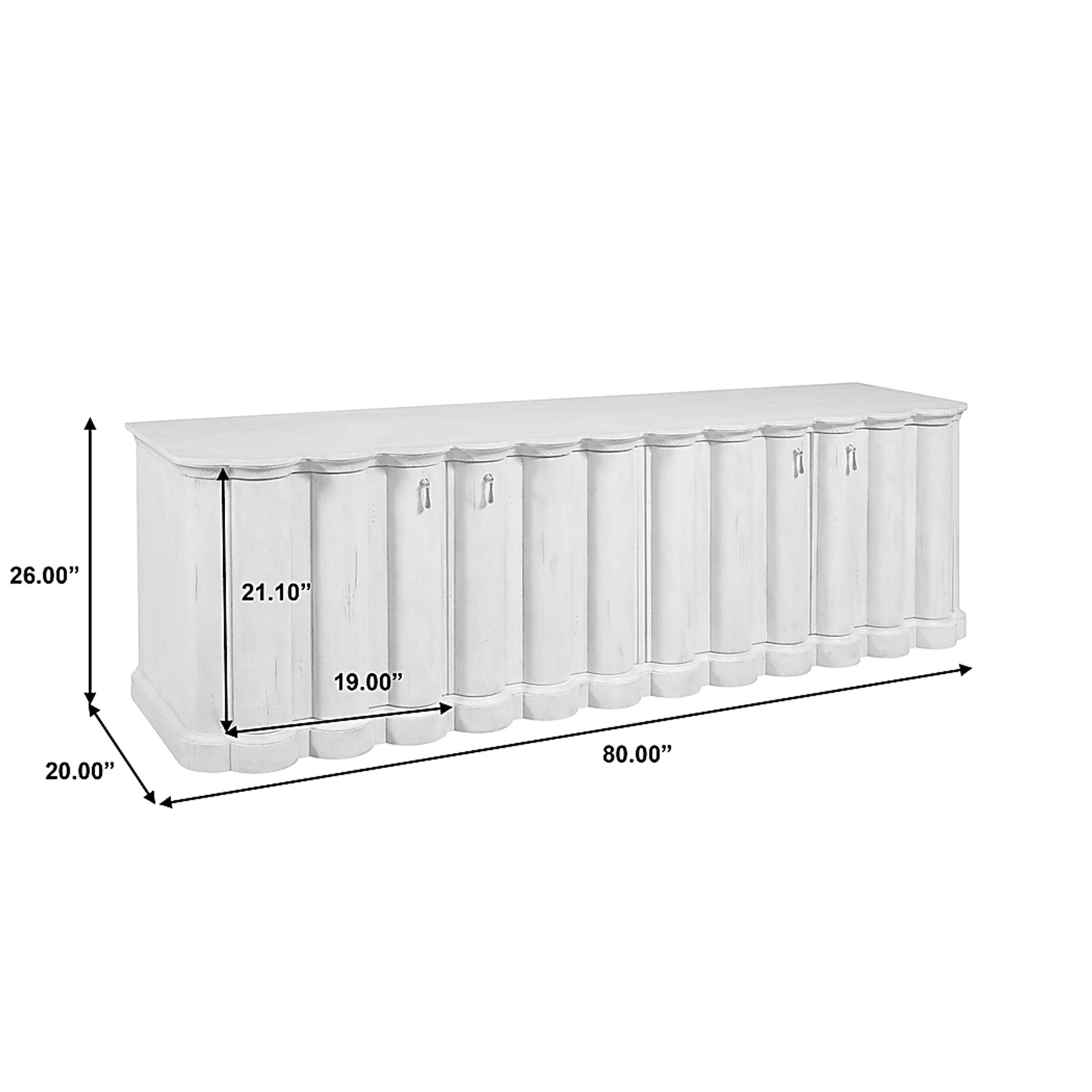 Dunmonte Natural 84 in. Console - Image 7
