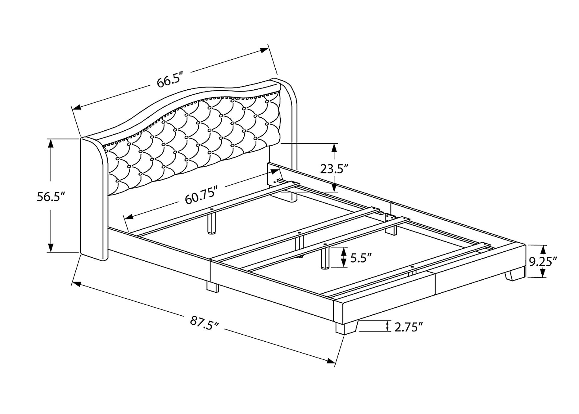 Dunalie Gray Queen Bed - Image 3