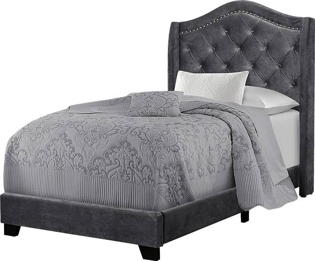 Dunalie Gray Twin Bed - Thumbnail - Image 1
