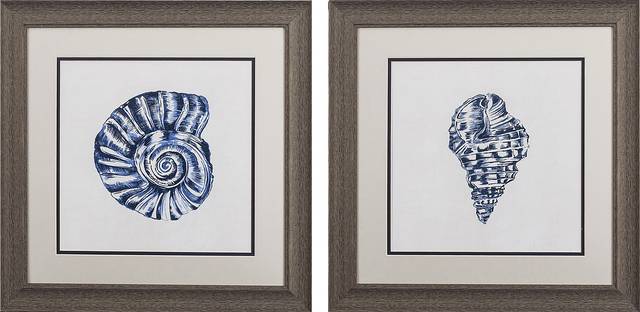 Dunbeck Blue Wall Art Set of 2 - Thumbnail - Image 1