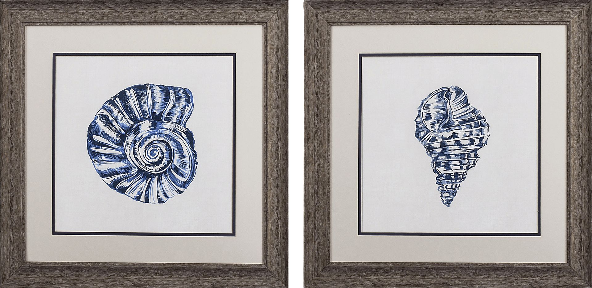 Dunbeck Blue Wall Art Set of 2 - Image 1