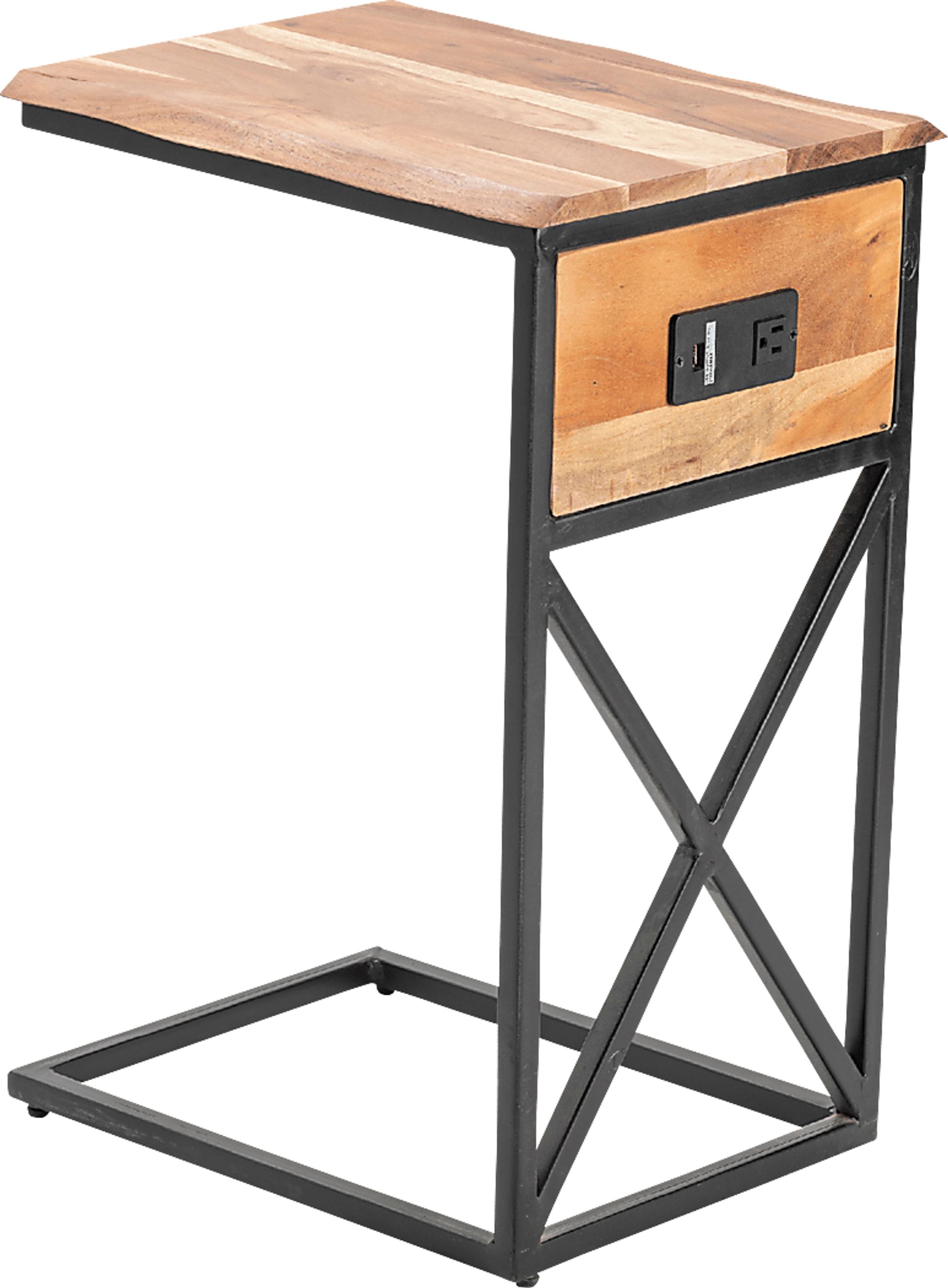 Duncansby Brown End Table - Image 2