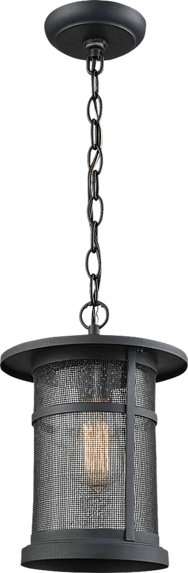 Dundarrach Black Outdoor Chandelier - Thumbnail - Image 1
