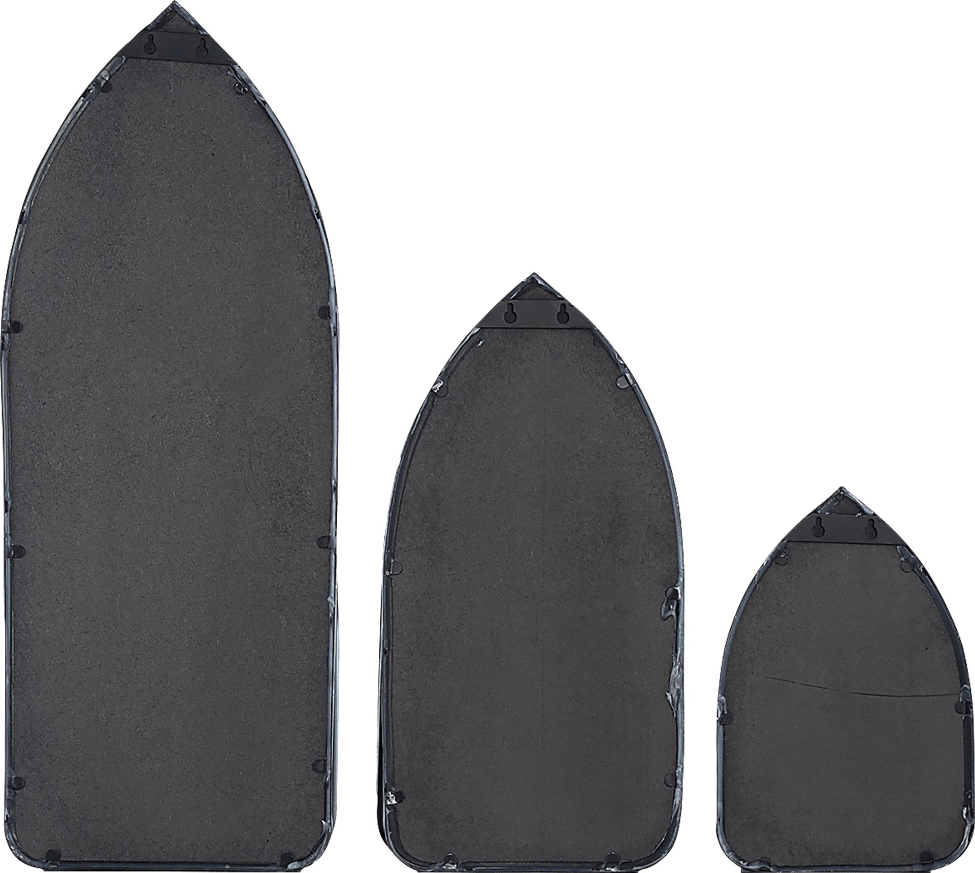 Dundridge Black Mirror with Shelf, Set of 3 - Image 6