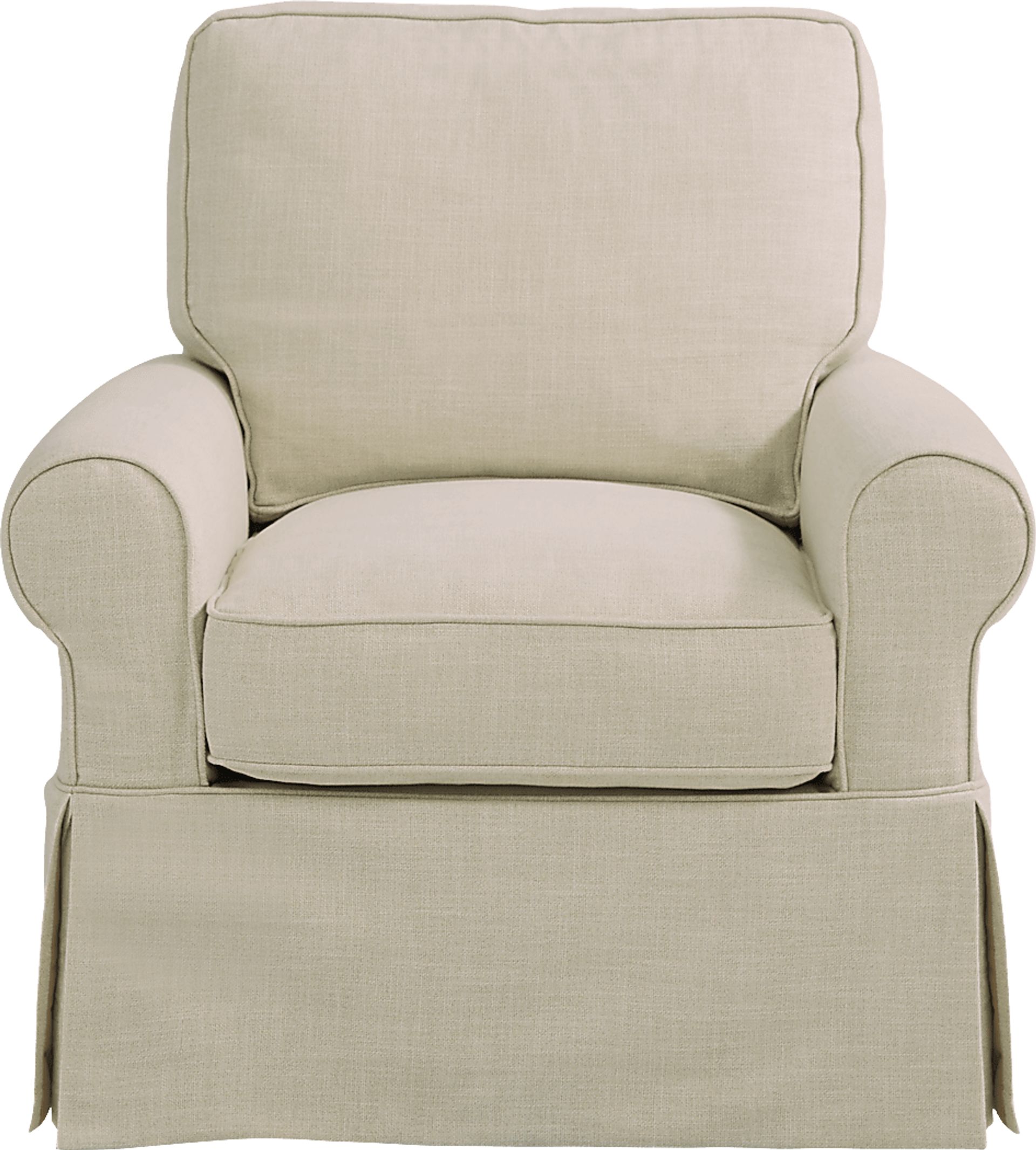 Dune Isle Beige Swivel Glider Chair - Image 2