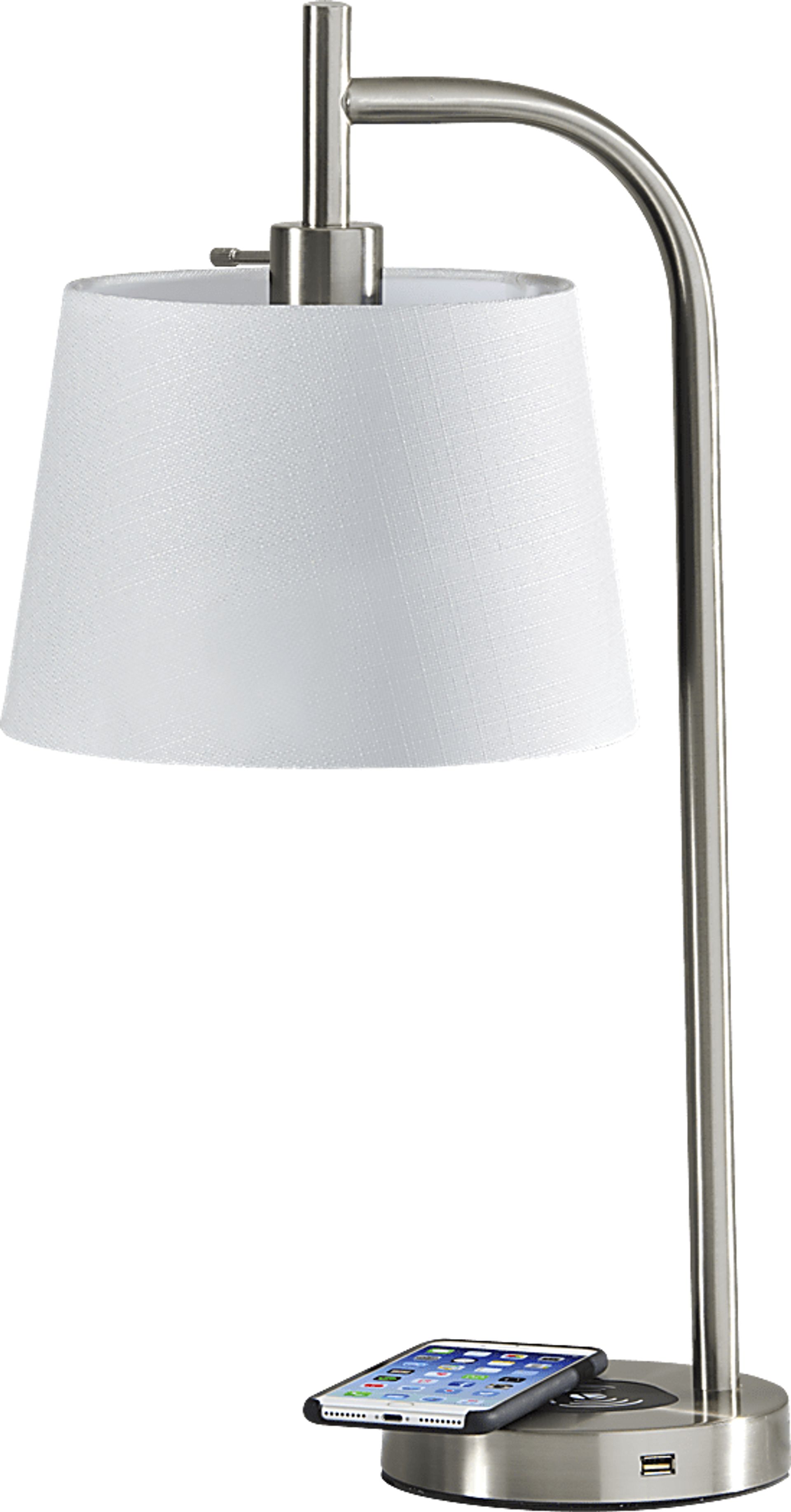 Dunedin White Table Lamp - Image 2