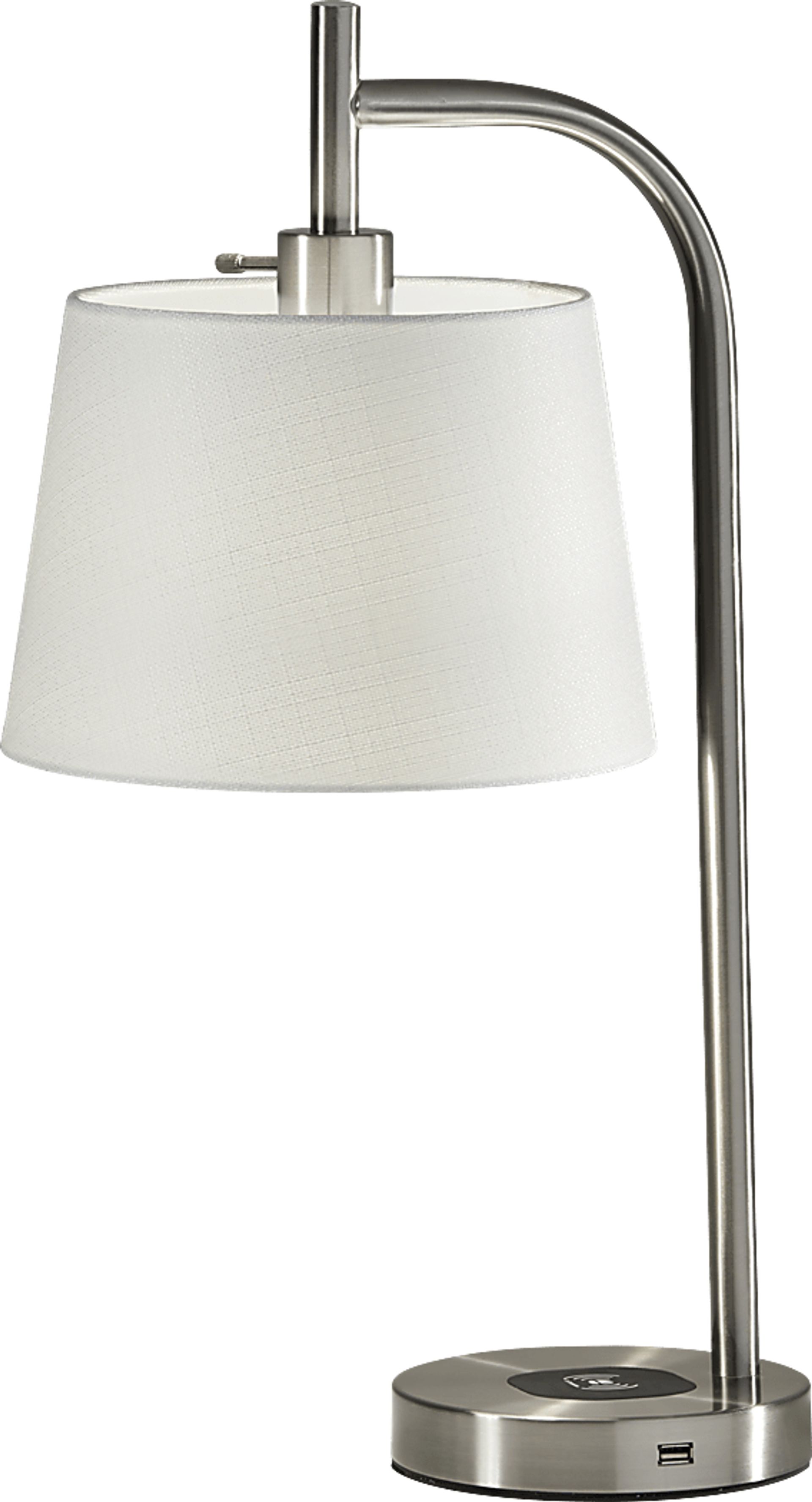 Dunedin White Table Lamp - Image 1