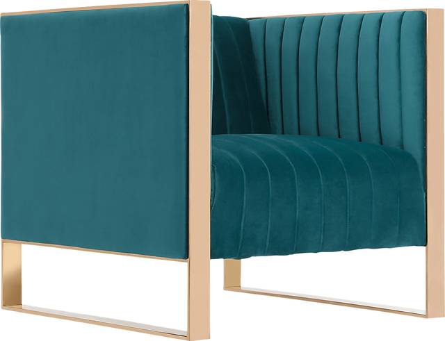Dunellen Blue Accent Chair - Thumbnail - Image 1