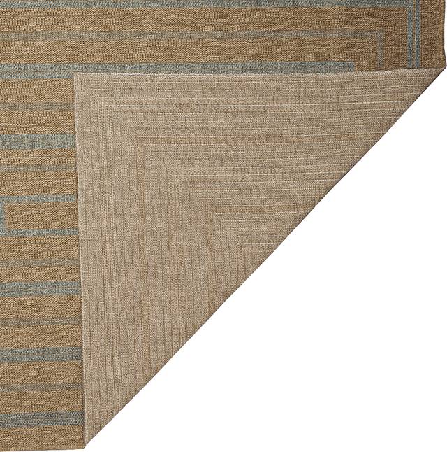 Dunhead Blue 6'8 x 9'4 Indoor/Outdoor Rug - Thumbnail - Image 6