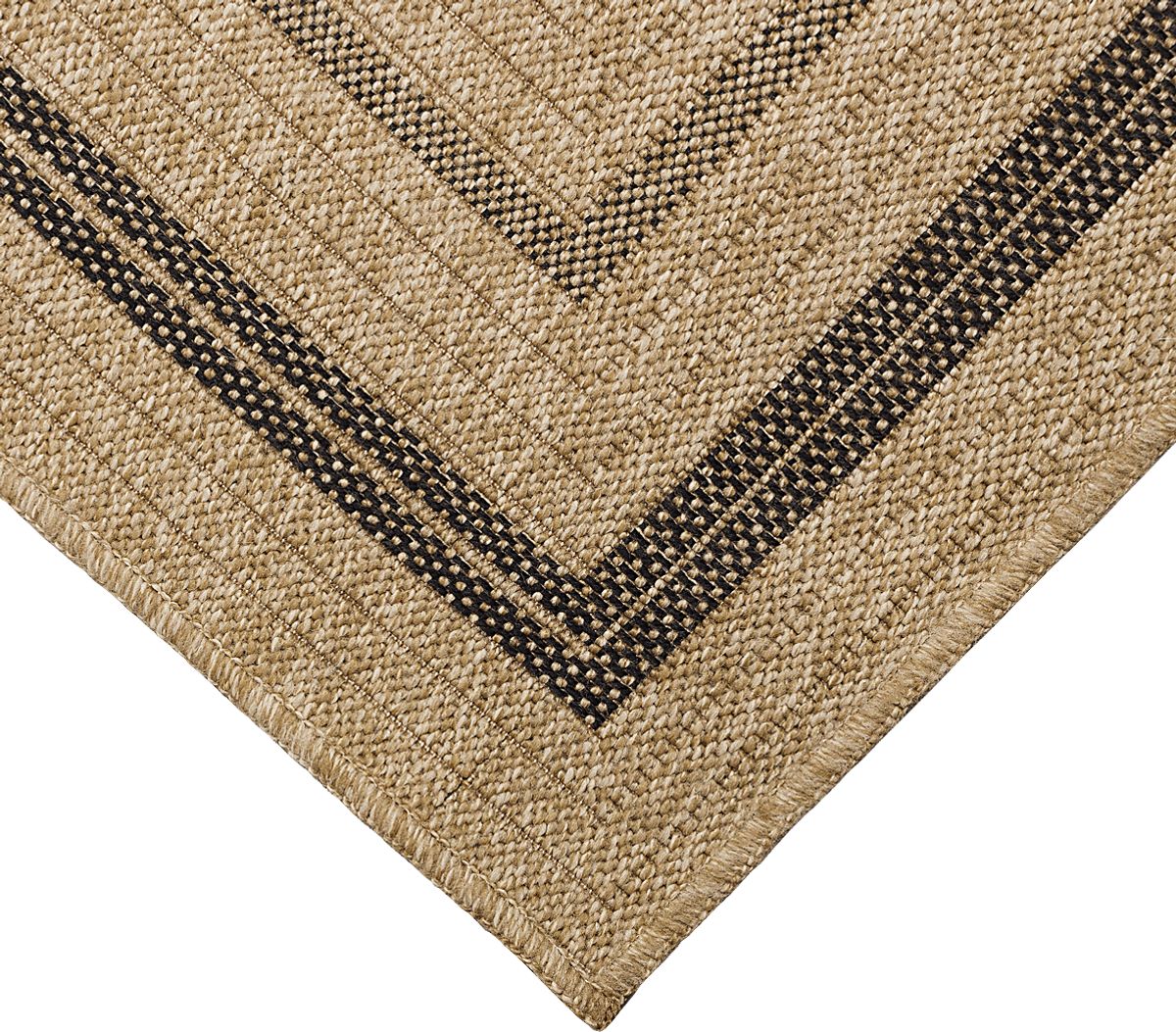Dunhead Natural Beige,White Outdoor Rugs | Rooms to Go