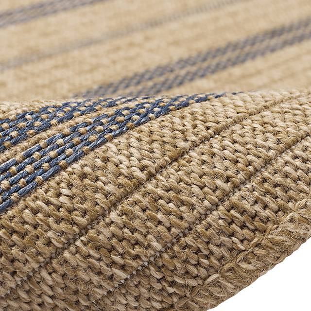 Dunhead Navy 5'3 x 7'3 Indoor/Outdoor Rug - Thumbnail - Image 3