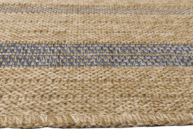 Dunhead Navy 5'3 x 7'3 Indoor/Outdoor Rug - Thumbnail - Image 4