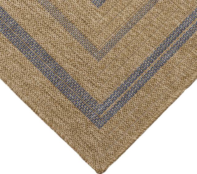 Dunhead Navy 5'3 x 7'3 Indoor/Outdoor Rug - Thumbnail - Image 5