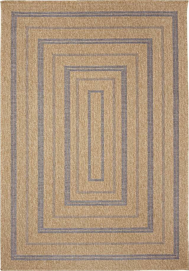 Dunhead Navy 5'3 x 7'3 Indoor/Outdoor Rug - Thumbnail - Image 1