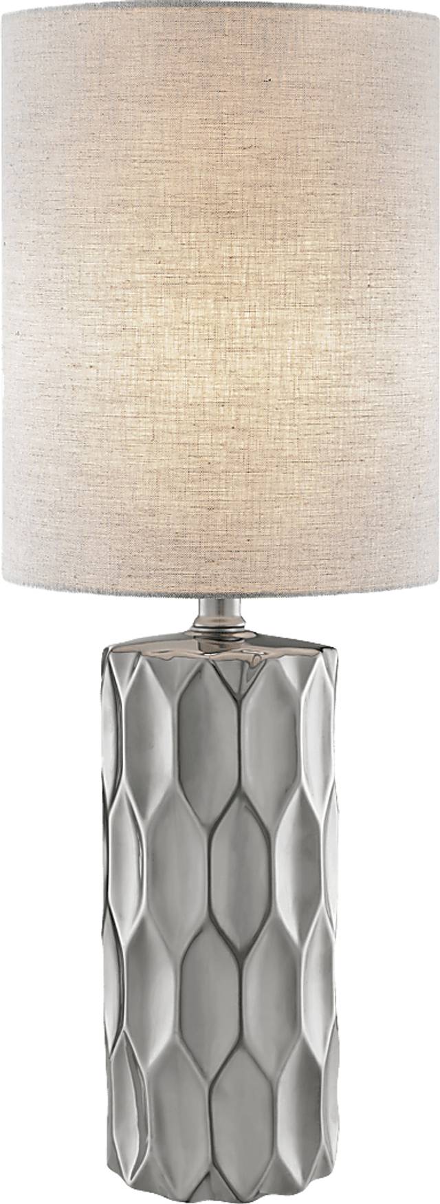Dunlap Court Silver Lamp - Thumbnail - Image 1