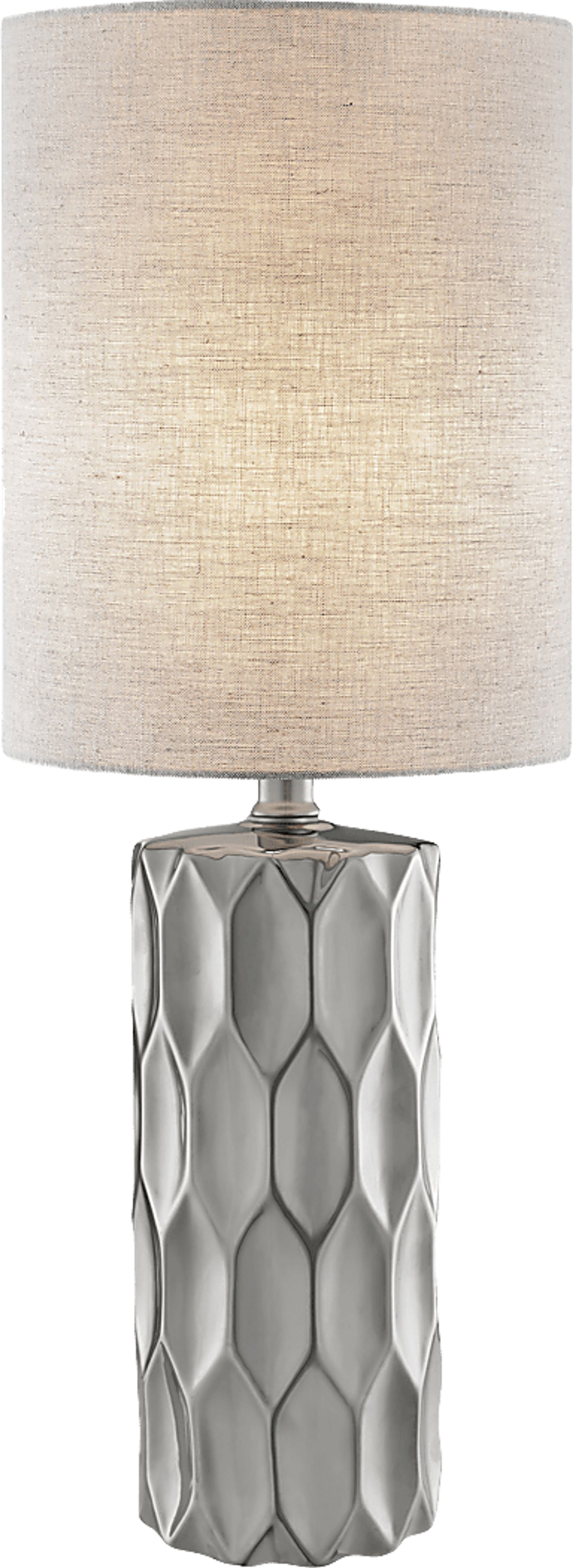 Dunlap Court Silver Lamp - Image 1
