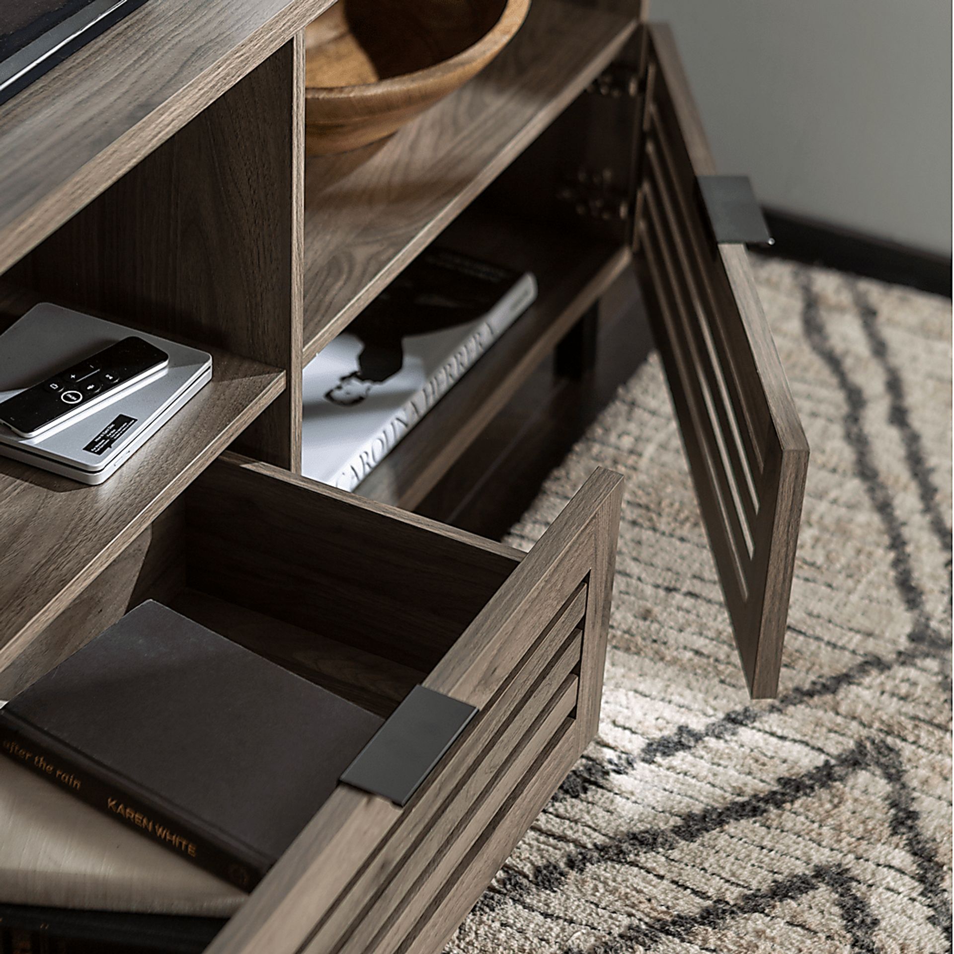 Dunmire Gray 70 in. Console - Image 4