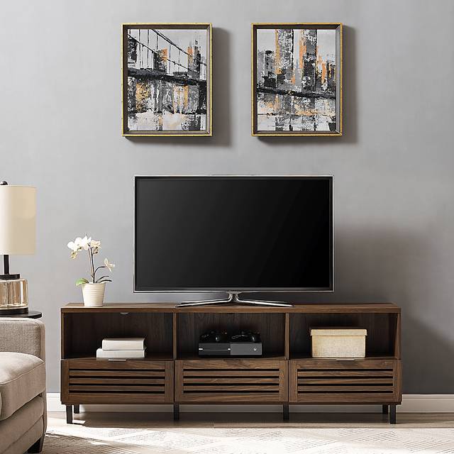 Dunmire Walnut 70 in. Console - Thumbnail - Image 4