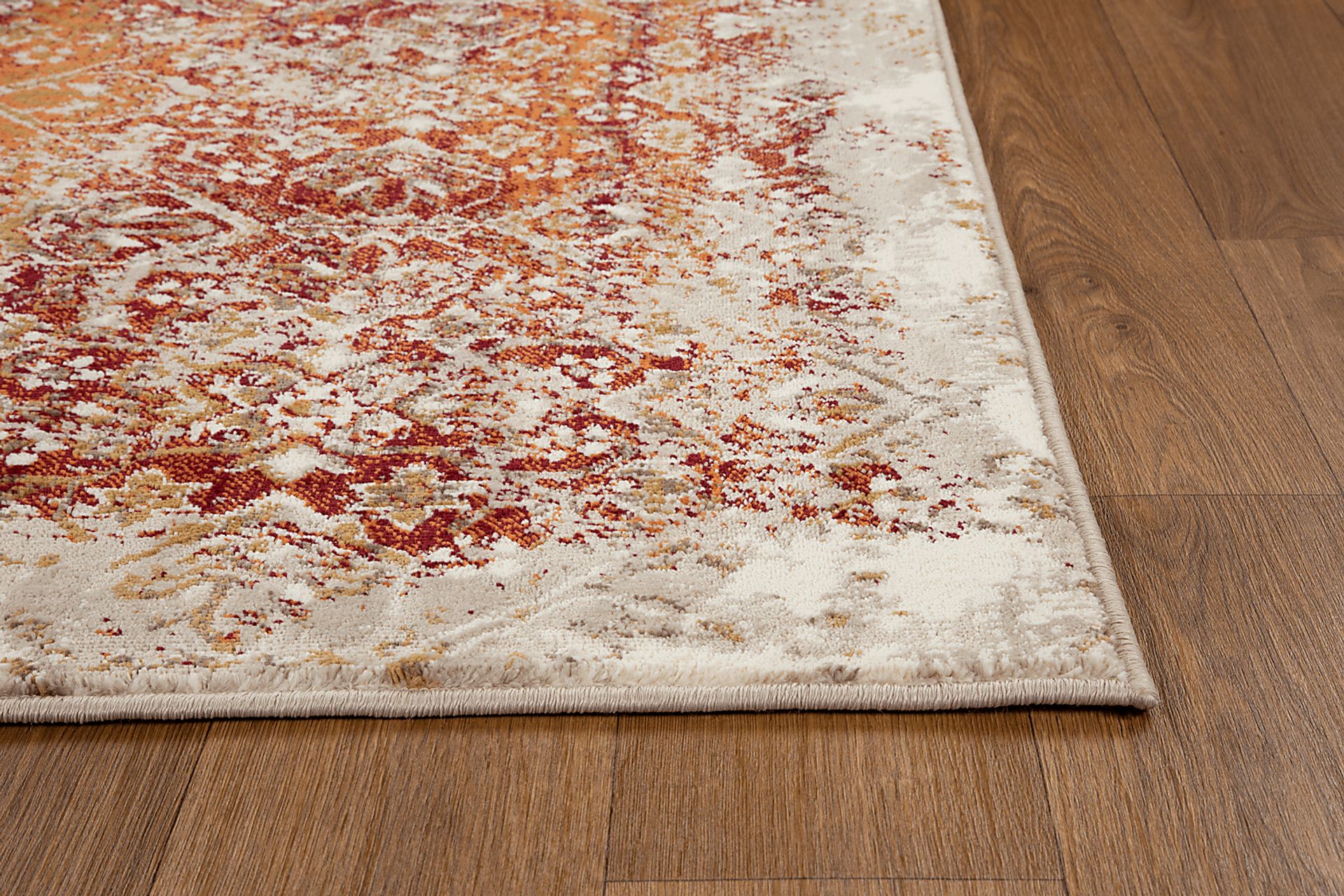 Dunnora Ivory/Rust 5'3 x 7'8 Rug - Image 4