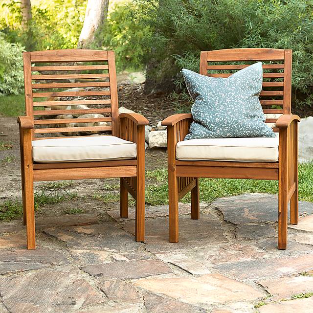 Dunsmere Brown Outdoor Accent Chair, Set of 2 - Thumbnail - Image 4