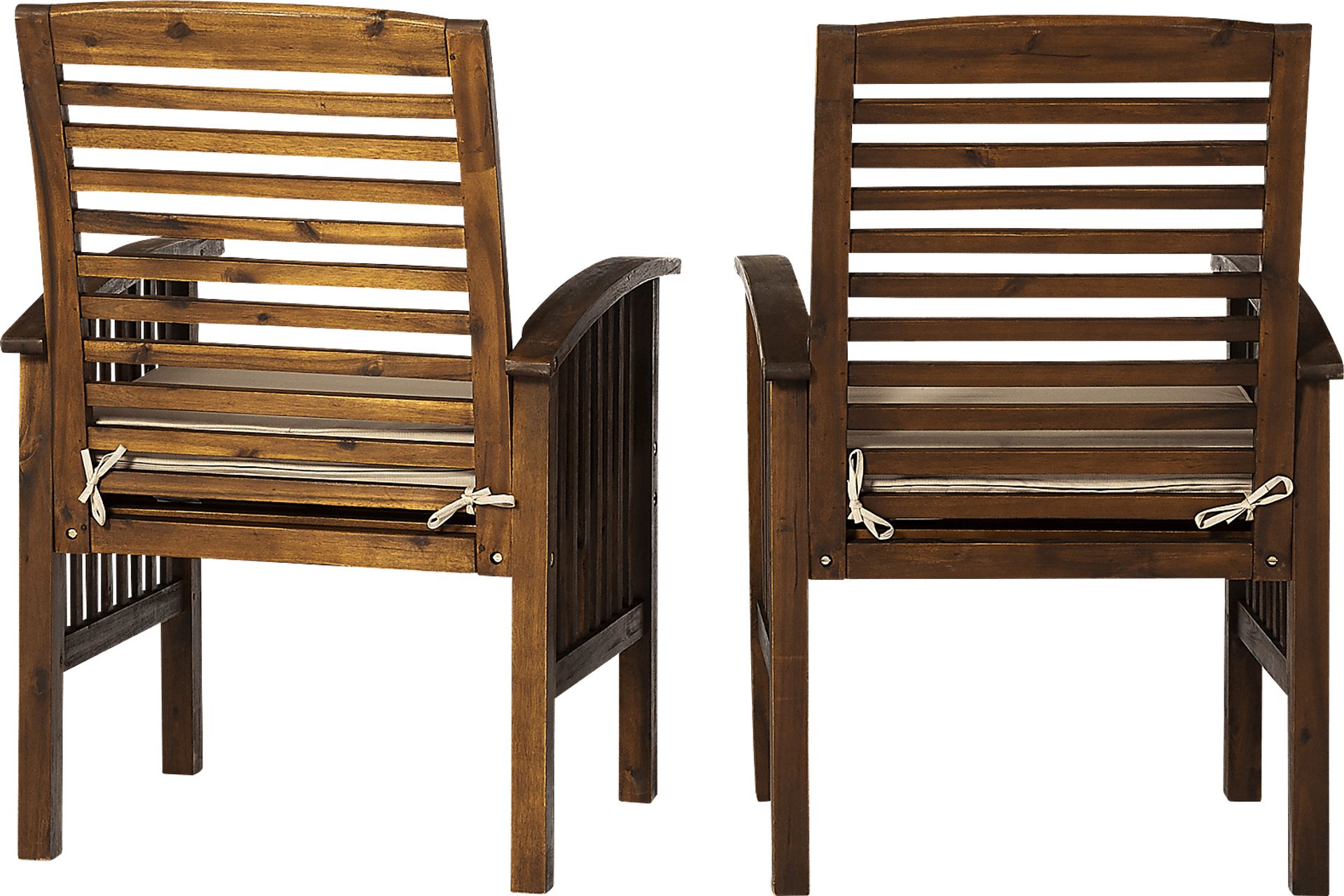 Dunsmere Dark Brown Outdoor Accent Chair, Set of 2 - Image 2