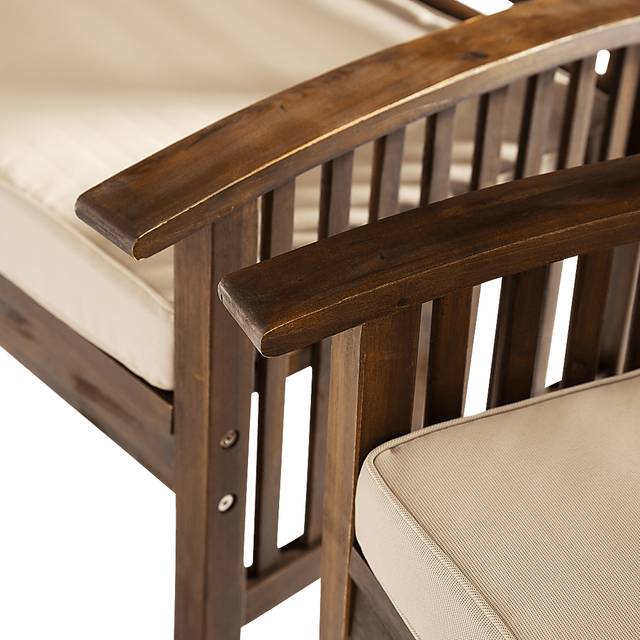 Dunsmere Dark Brown Outdoor Accent Chair, Set of 2 - Thumbnail - Image 3