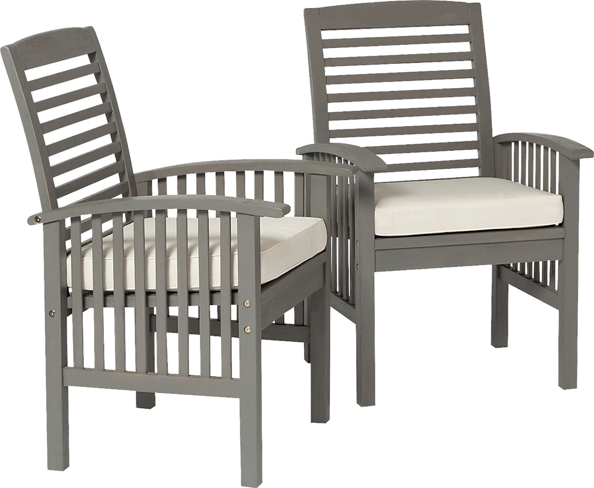 Dunsmere Gray Outdoor Accent Chair, Set of 2 - Image 1