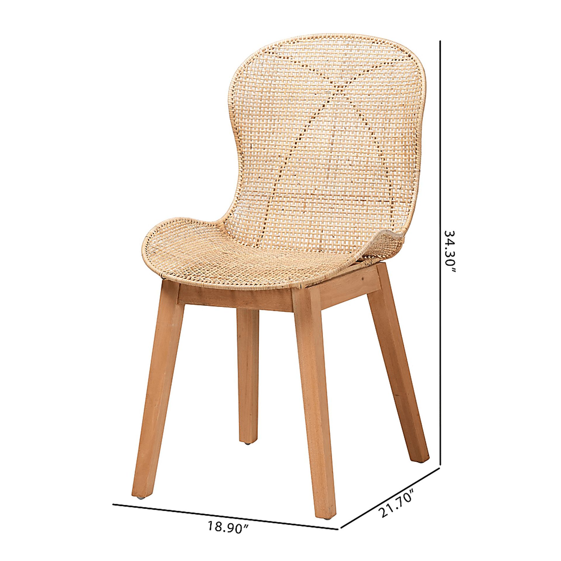 Dunstable Brown Dining Chair, Set of 2 - Image 9