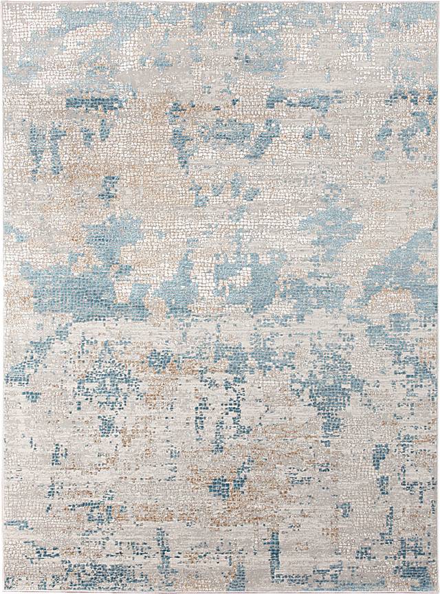 Dunstead Light Blue 7'6 x 9'6 Rug - Thumbnail - Image 1
