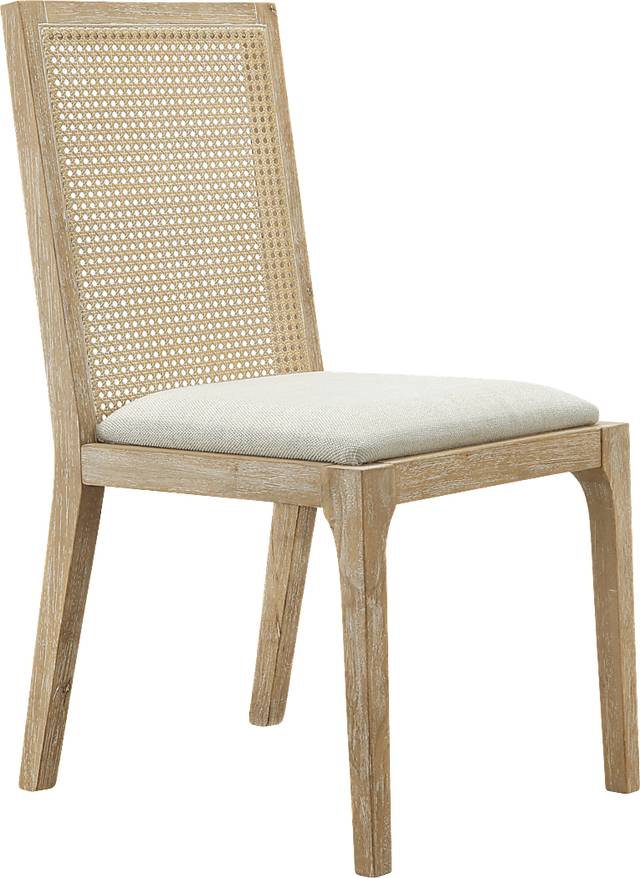 Dunston White Dining Chair, Set of 2 - Thumbnail - Image 3