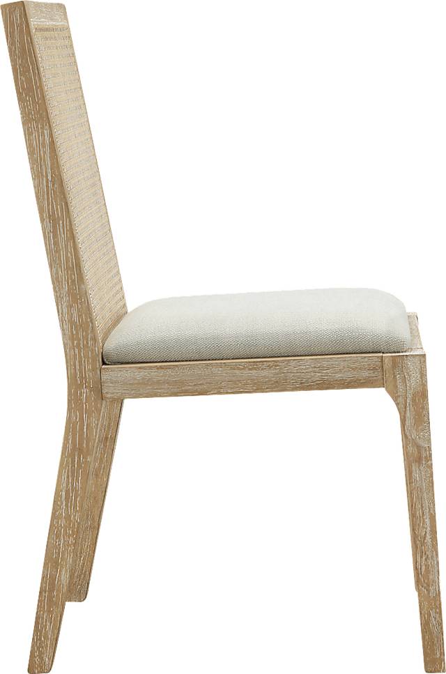 Dunston White Dining Chair, Set of 2 - Thumbnail - Image 4