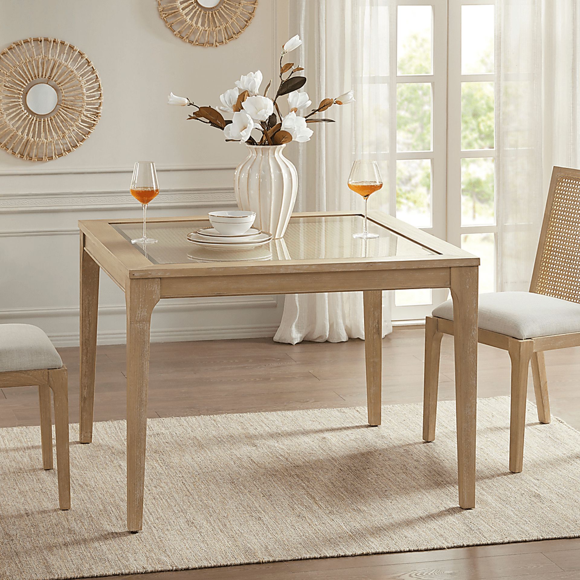 Dunston White Dining Table - Image 4
