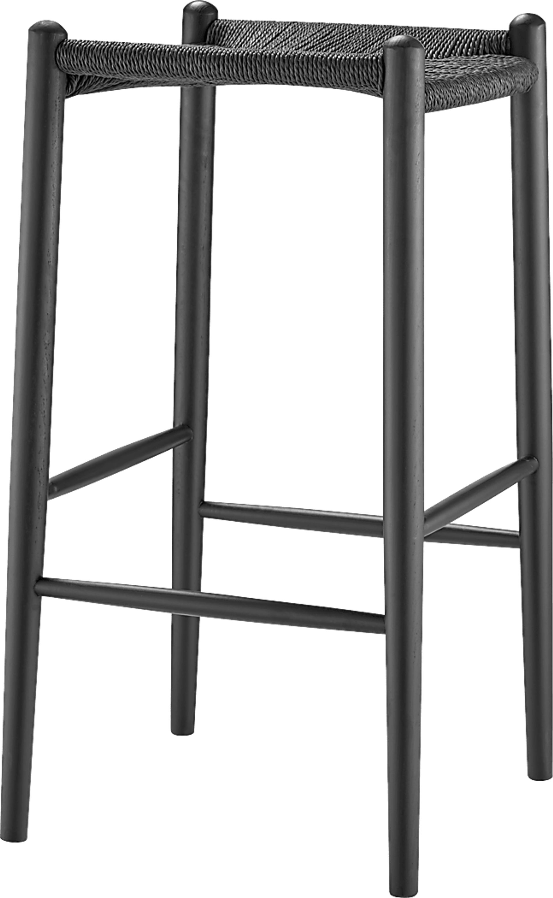 Dunton Black Barstool - Image 4