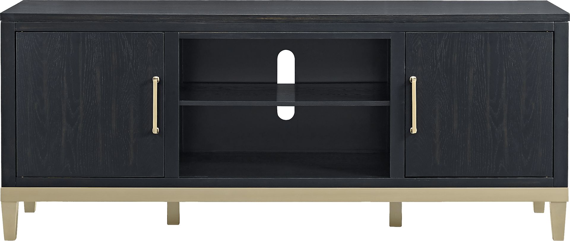 Dunuggan Black 70 in. Console - Image 1