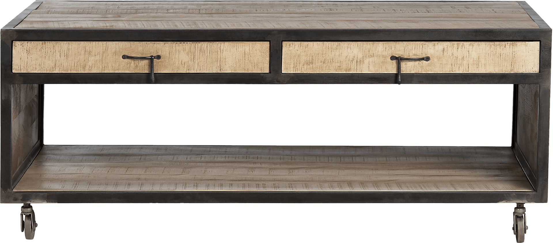 Dunzweiler Tan Cocktail Table - Image 2