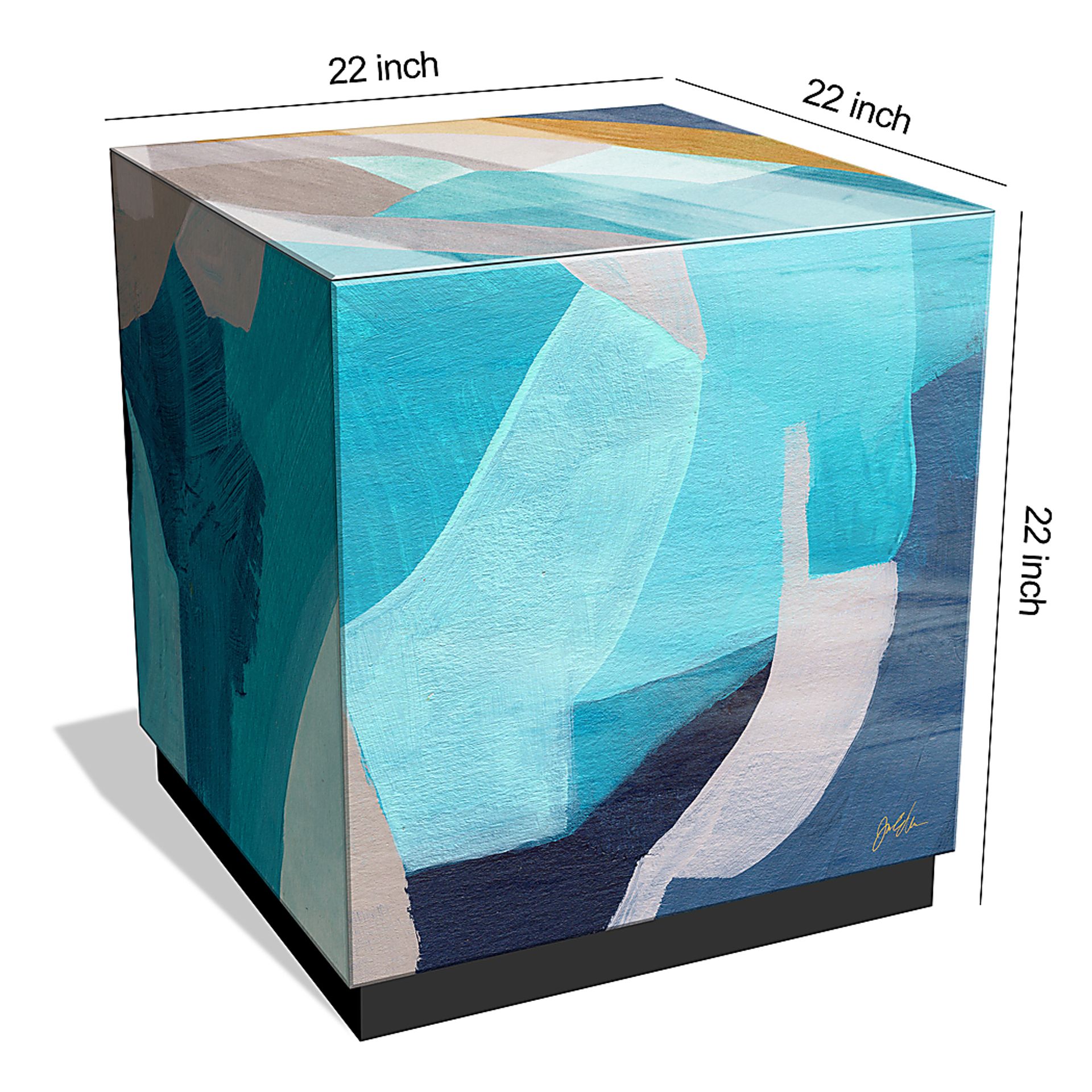 Durazno Blue Accent Table - Image 8
