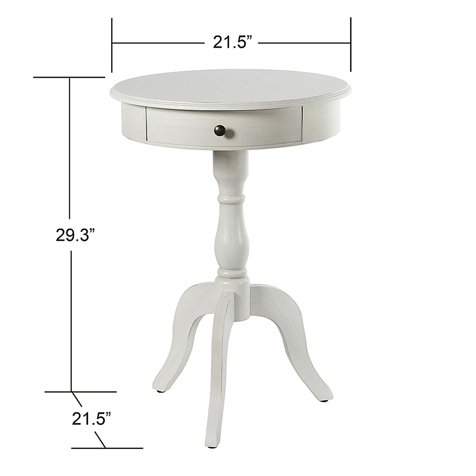 Dureau White Accent Table - Image 7