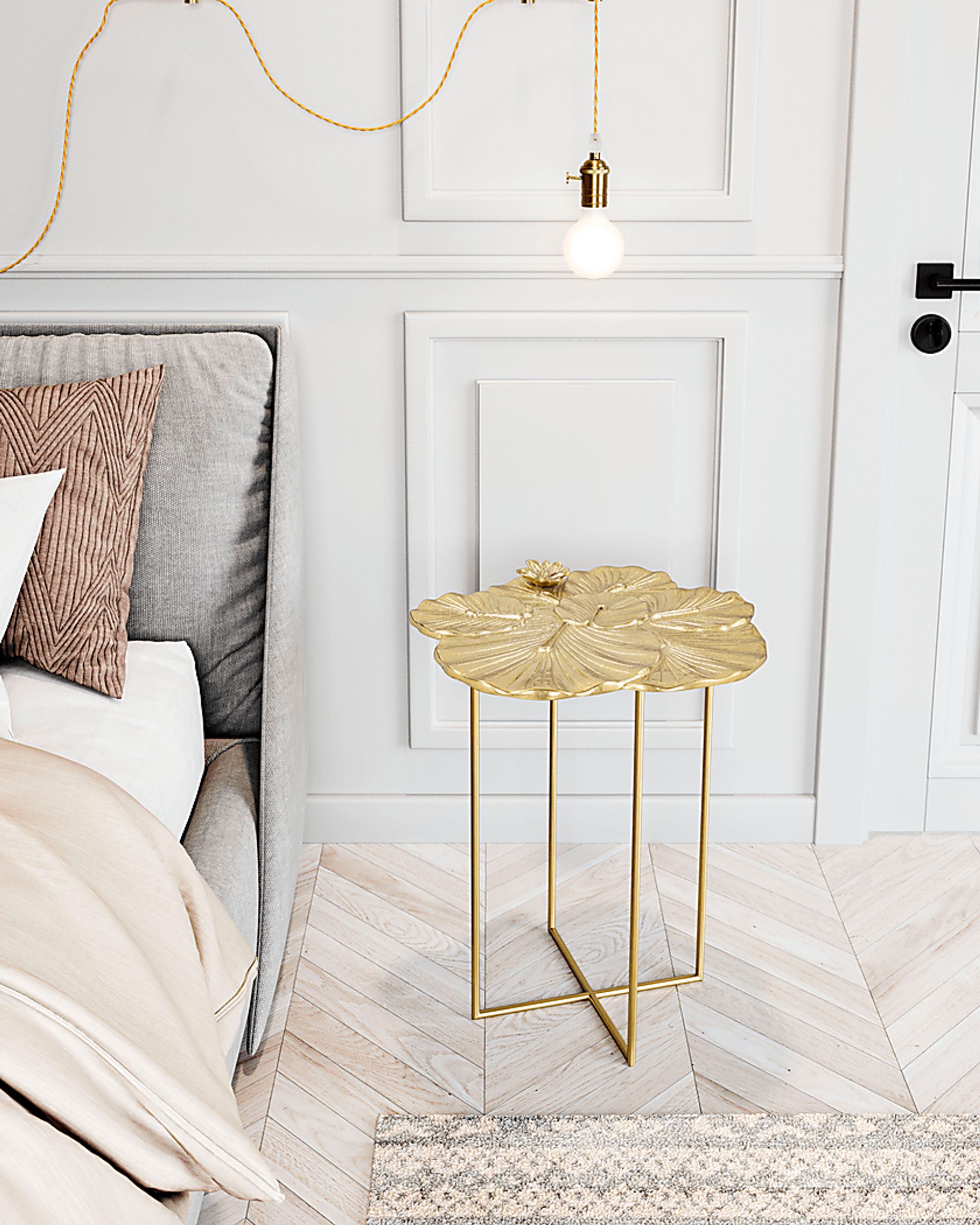 Durenda Gold End Table - Image 11