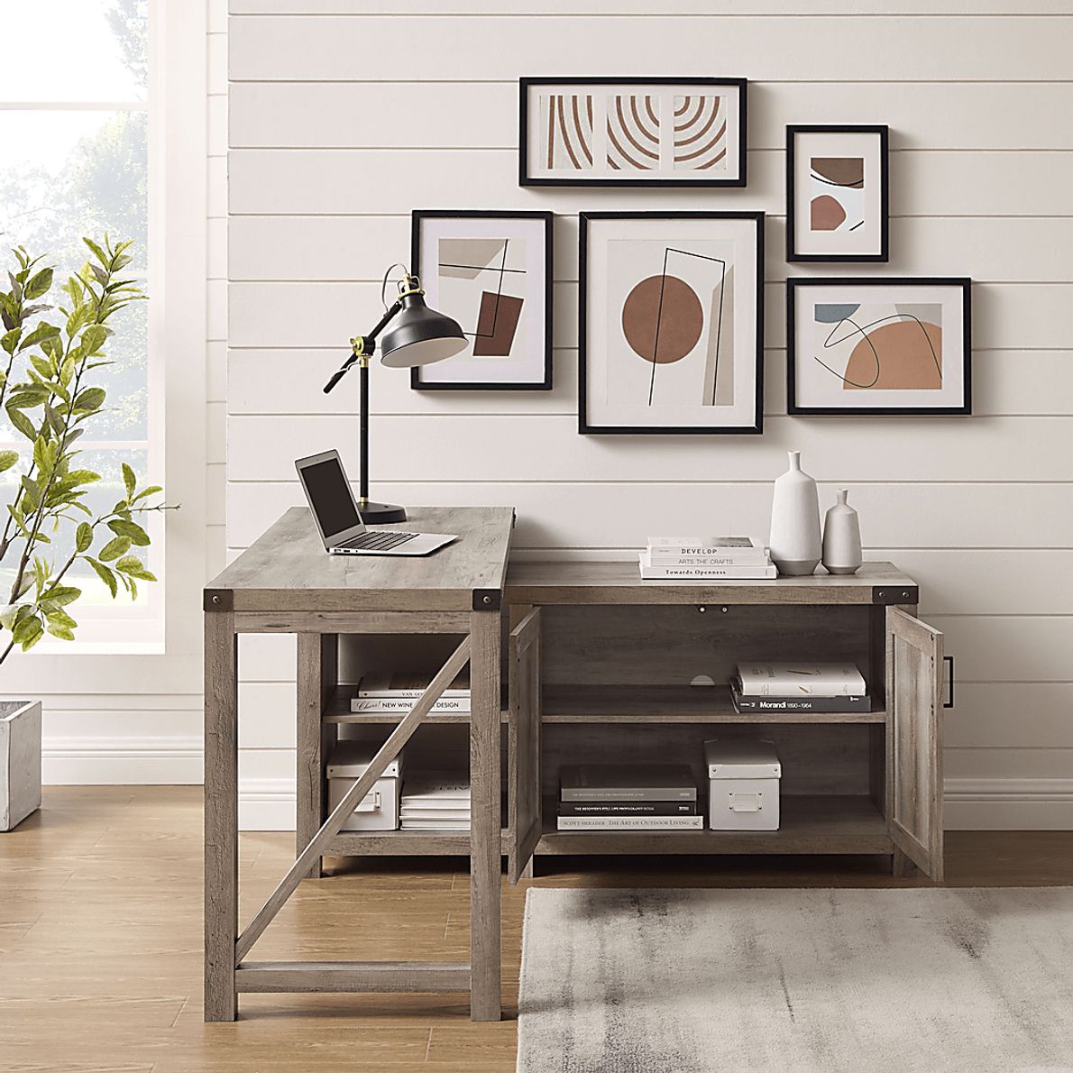 Durfee Gray Desk