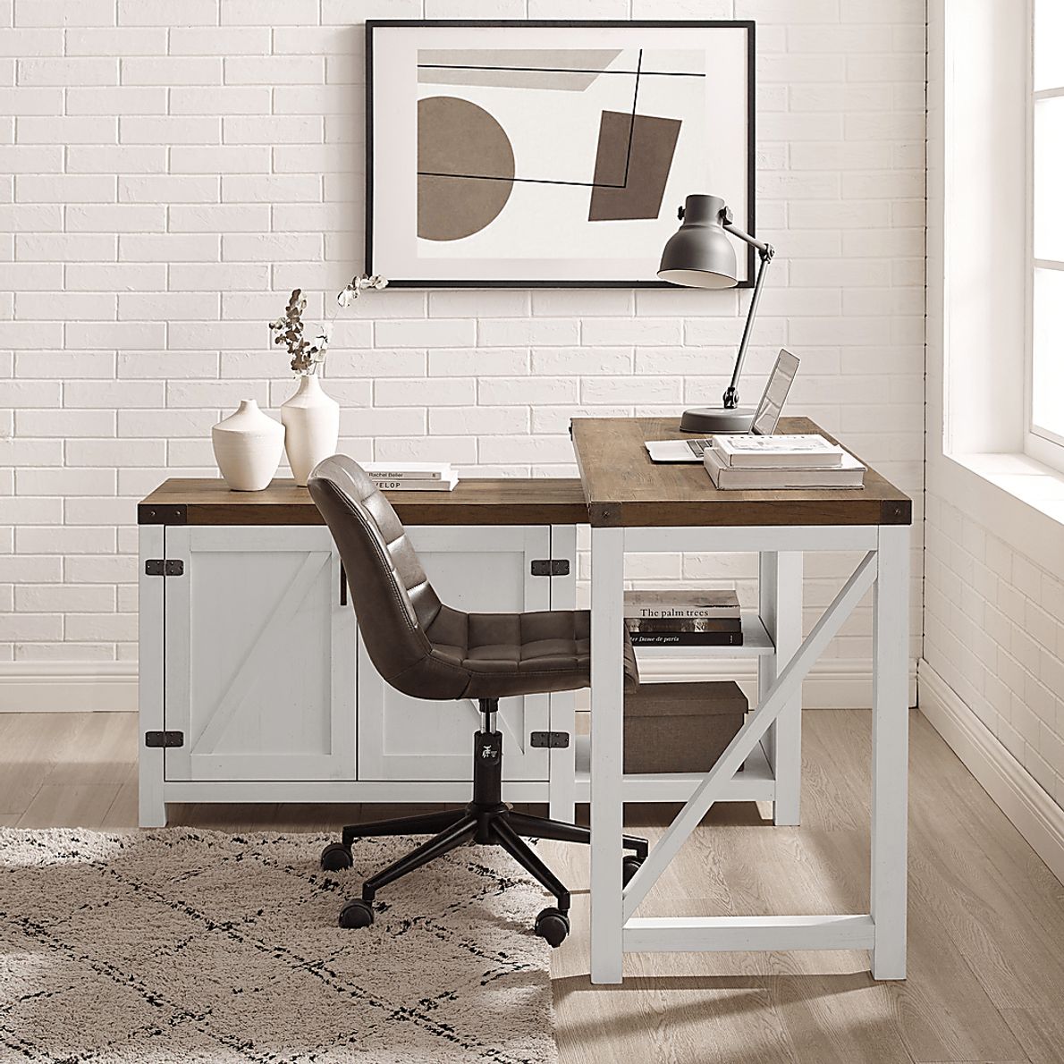 Durfee White Desk
