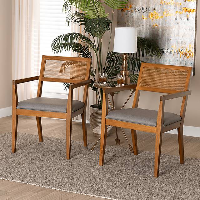 Durgin Gray Accent Chair, Set of 2 - Thumbnail - Image 2