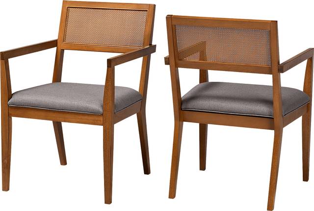Durgin Gray Accent Chair, Set of 2 - Thumbnail - Image 1