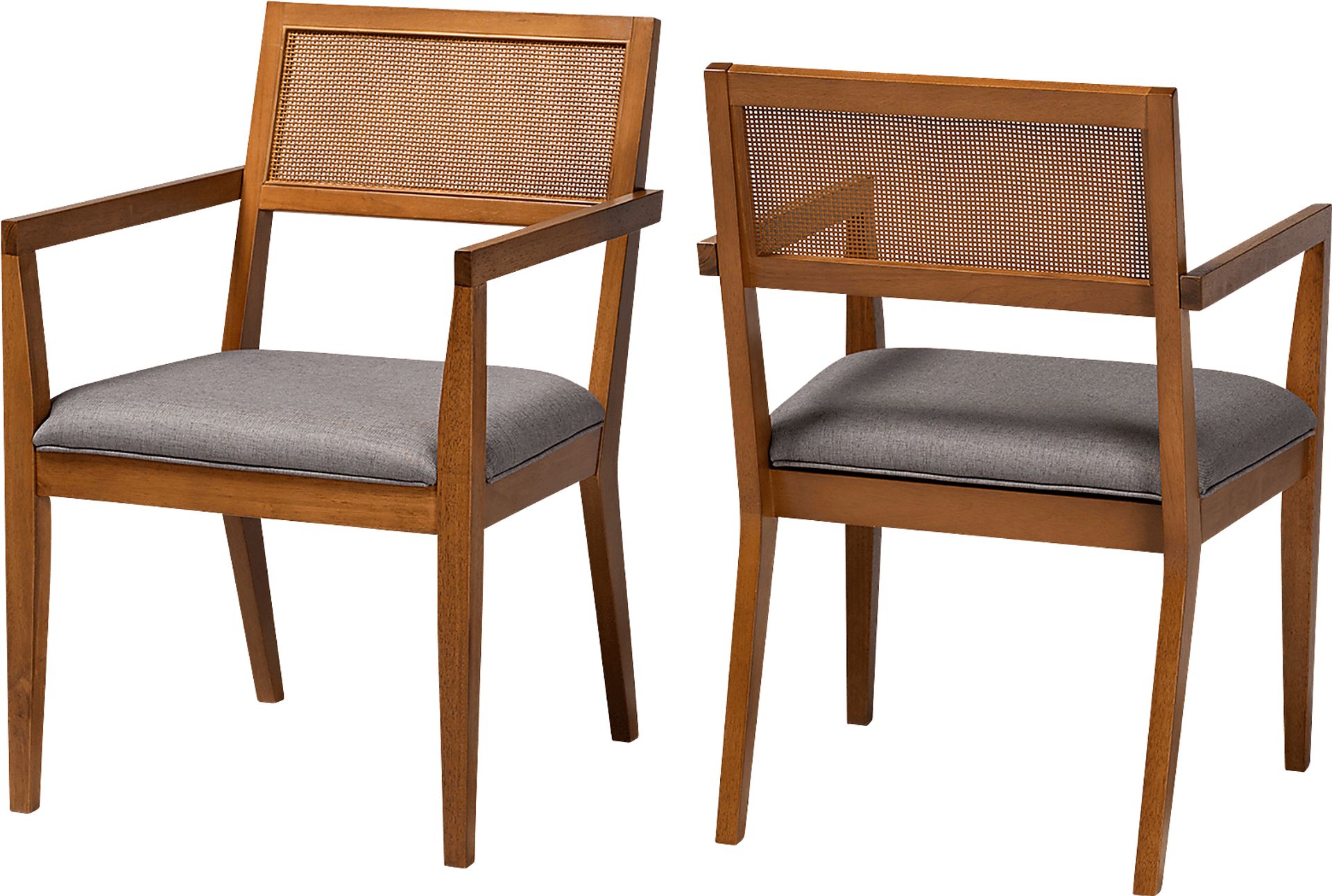 Durgin Gray Accent Chair, Set of 2 - Image 1