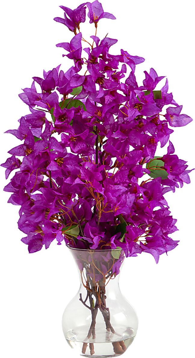 Durlston Purple Floral Arrangement with Vase