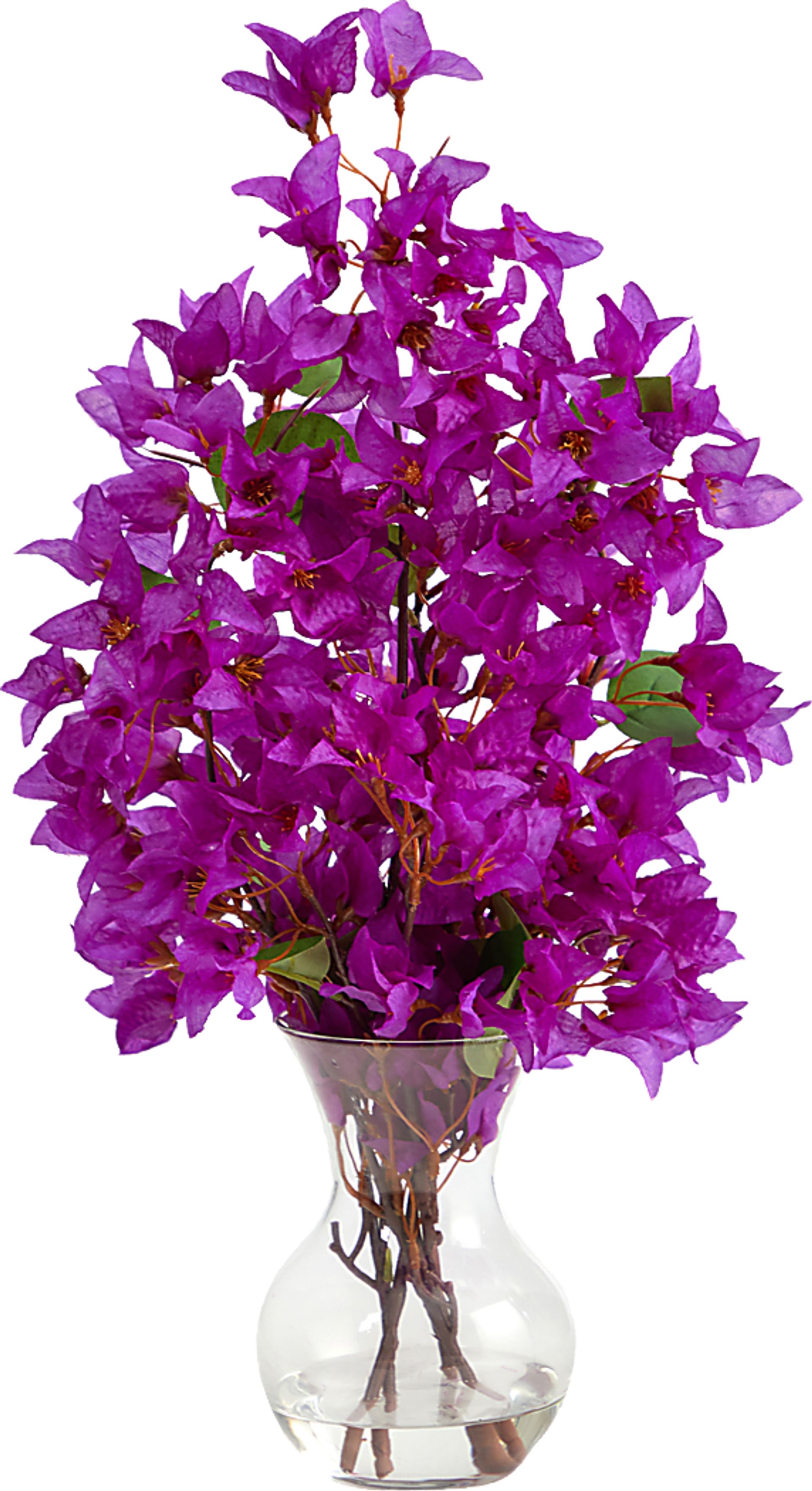 Durlston Purple Floral Arrangement with Vase - Image 1