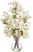 Durlston White Floral Arrangement with Vase
