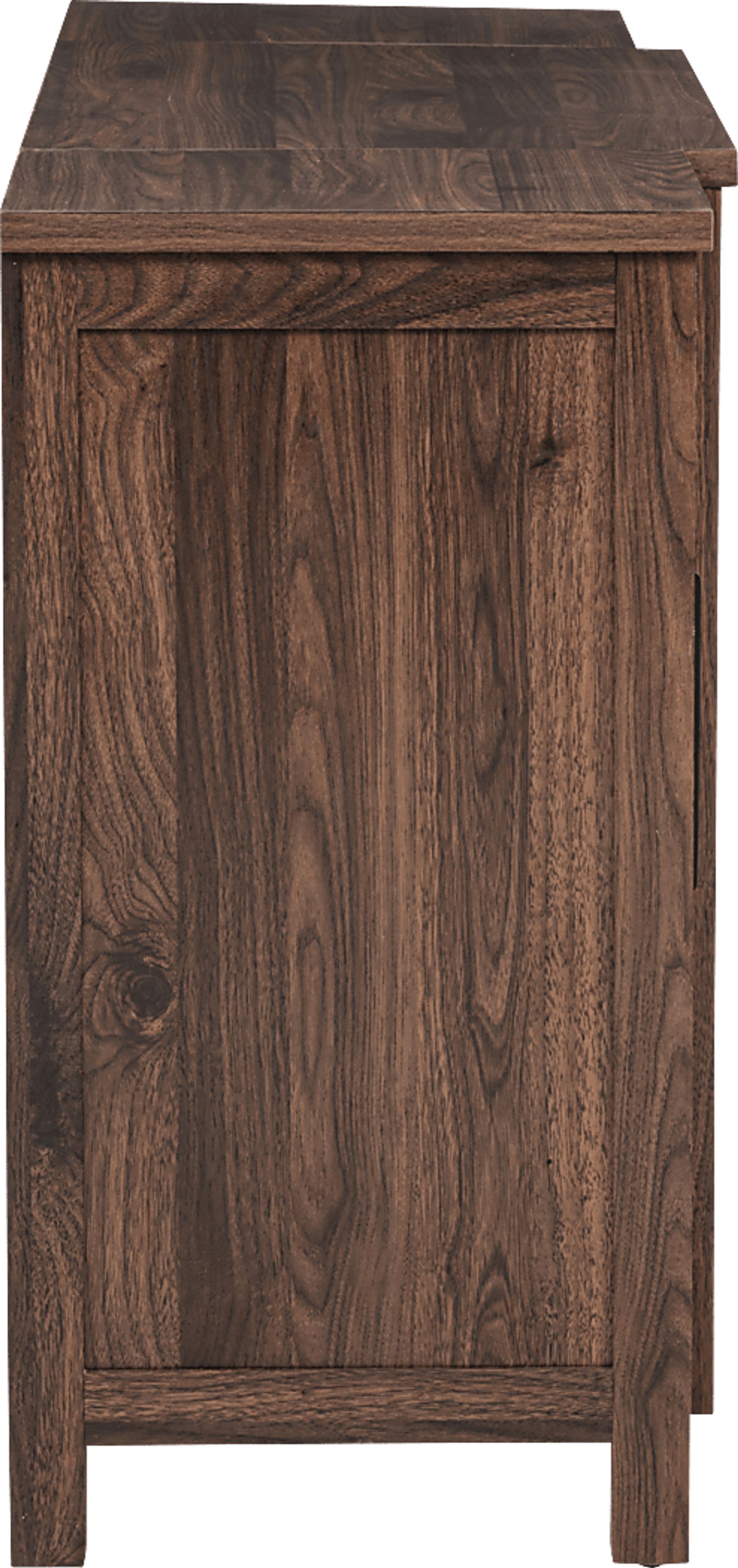 Durnan Brown 60 in. Console with Electric Fireplace - Image 12