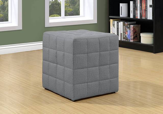 Durrett Gray Ottoman - Thumbnail - Image 2